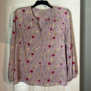 LOFT Outlet lightweight tunic blouse - L